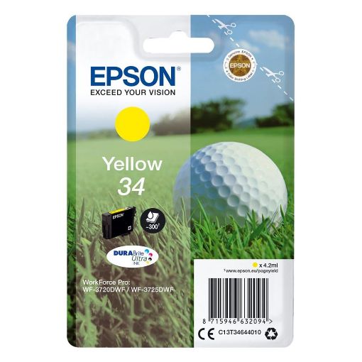 Εικόνα της Μελάνι Epson 34 Yellow C13T34644010
