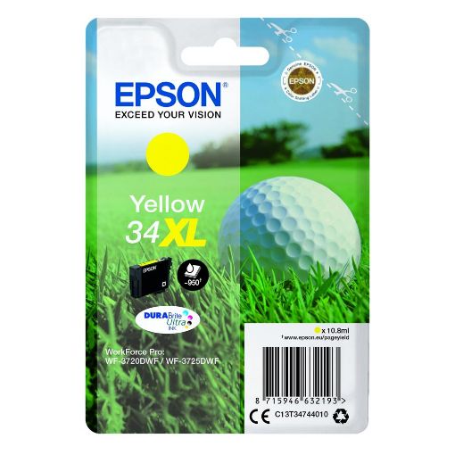 Εικόνα της Μελάνι Epson 34XL Yellow C13T34744010
