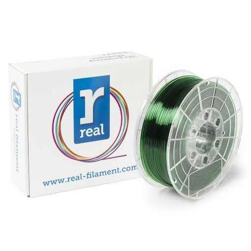 Εικόνα της Real PETG Filament 2.85mm Spool of 1Kg Transparent Green