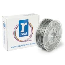 Εικόνα της Real PLA Filament 2.85mm Spool of 0.5Kg Silver REFPLASILVER500MM3