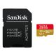 Εικόνα της Κάρτα Μνήμης MicroSDHC V30 A1 Sandisk Extreme 32GB for Action Cams and Drones + SD Adapter SDSQXAF-032G-GN6AA