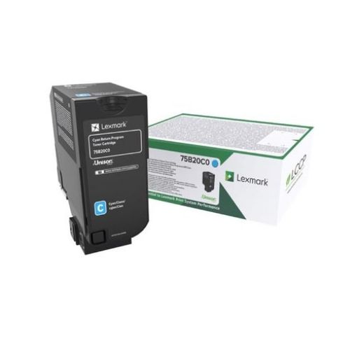 Εικόνα της Toner Lexmark CS727 / CS728 / CX728 Cyan Return Program 75B20C0