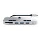 Εικόνα της Satechi Aluminum Clamp Type-C Hub Pro for iMac Silver ST-TCIMHS