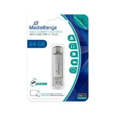 Εικόνα της MediaRange USB 3.1 Combo Flash Drive with USB Type-C plug 64GB MR937