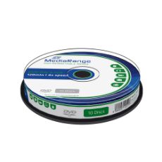 Εικόνα της DVD-RW 4.7GB 120' 4x Rewritable MediaRange Cake Box 10 Τεμ MR450