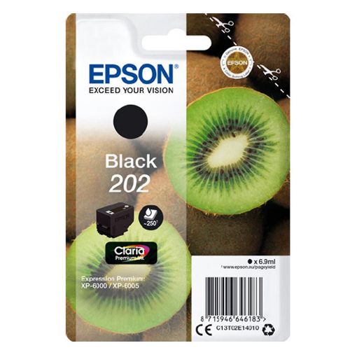 Εικόνα της Μελάνι Epson 202 Black C13T02E14010