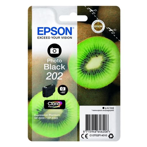 Εικόνα της Μελάνι Epson 202 Photo Black C13T02F14010