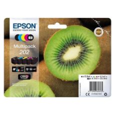 Εικόνα της Πακέτο 5 Μελανιών Epson 202 Black, Cyan, Magenta, Yellow, Photo Black C13T02E74010