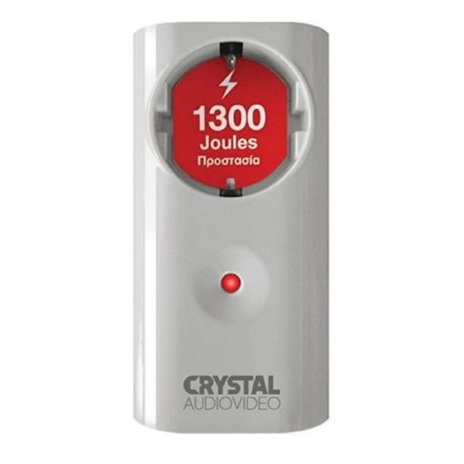 Εικόνα της Μονόπριζο Ασφαλείας Crystal Audio 1300J 70dB White CPW1-1300-70W