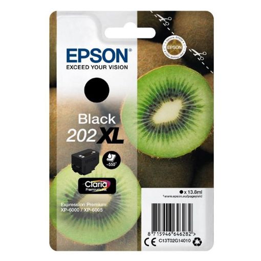 Εικόνα της Μελάνι Epson 202XL Black C13T02G14010