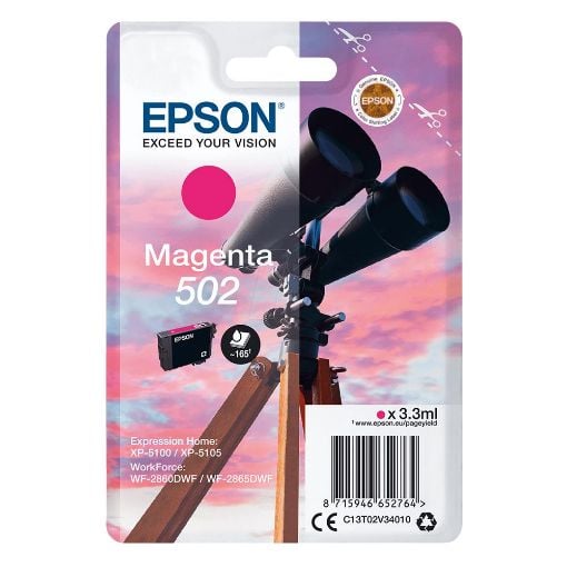 Εικόνα της Μελάνι Epson 502 Magenta C13T02V34010