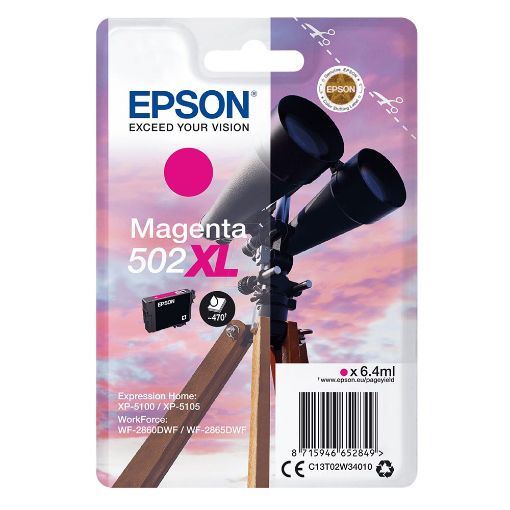 Εικόνα της Μελάνι Epson 502XL Magenta C13T02W34010