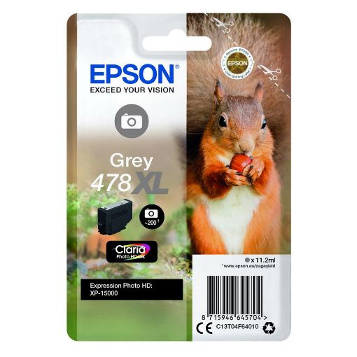 Εικόνα της Μελάνι Epson 478XL Grey C13T04F64010