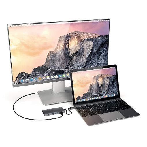 Εικόνα της Satechi Aluminum Multi-Port Adapter 4K Space Gray v2 ST-TCMA2M