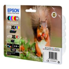 Εικόνα της Πακέτο 6 Μελανιών Epson 378XL+478XL Black, Cyan, Magenta, Yellow, Red & Gray C13T379D4010