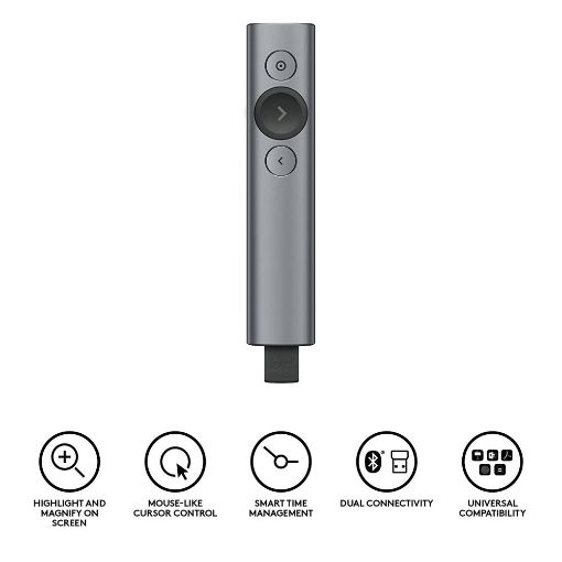 Εικόνα της Wireless Profesional Presenter Logitech Spotlight Slate Slate 910-004861