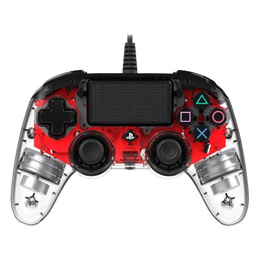 Εικόνα της Controller Nacon Compact Illuminated Wired Red for PS4