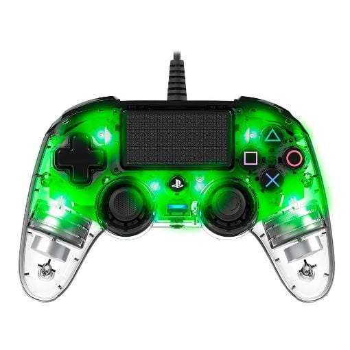 Εικόνα της Wired Controller Nacon Compact Illuminated Crystal Green PS4/PC