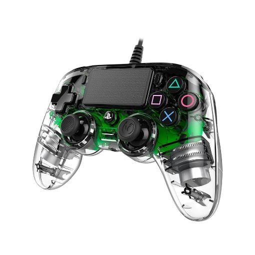 Εικόνα της Wired Controller Nacon Compact Illuminated Crystal Green PS4/PC
