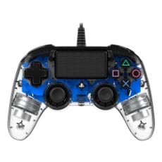 Εικόνα της Wired Controller Nacon Compact Illuminated Crystal Blue PS4/PC