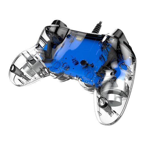 Εικόνα της Wired Controller Nacon Compact Illuminated Crystal Blue PS4/PC