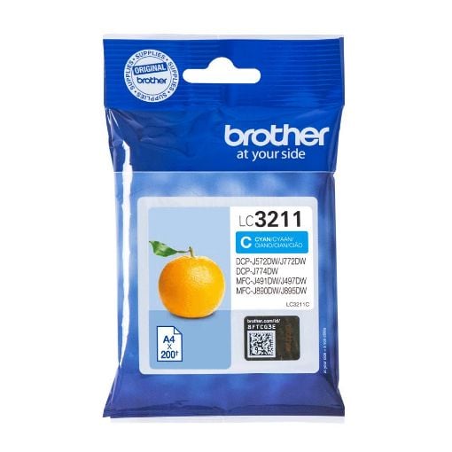 Εικόνα της Μελάνι Brother Cyan LC-3211C