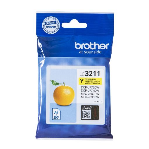 Εικόνα της Μελάνι Brother Yellow LC-3211Y