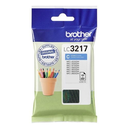 Εικόνα της Μελάνι Brother Cyan LC-3217C