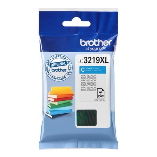 Εικόνα της Μελάνι Brother Cyan HC LC-3219XLC