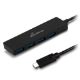 Εικόνα της USB Hub MediaRange USB Type-C™ to USB 3.0 hub 1:4 Black MRCS508