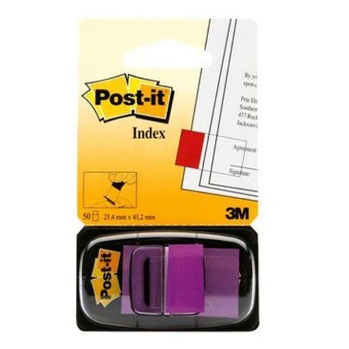 Εικόνα της Σελιδοδείκτες 3M Post-It 25.4 x 43.2 mm Μωβ MMM680PUR