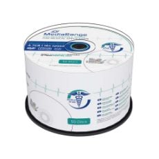 Εικόνα της Medical Line DVD-R 4.7GB 120' Inkjet Fullsurface Printable 16x MediaRange Cake Box 50 Τεμ MR429