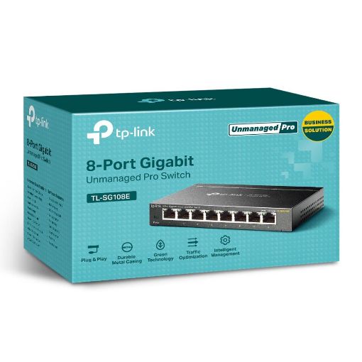 Εικόνα της Switch Tp-Link TL-SG108E v6 8 port 10/100/1000Mbps
