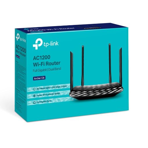 Εικόνα της Router Tp-Link Archer C6 AC1200 v2 Dual Band 10/100/1000Mbps