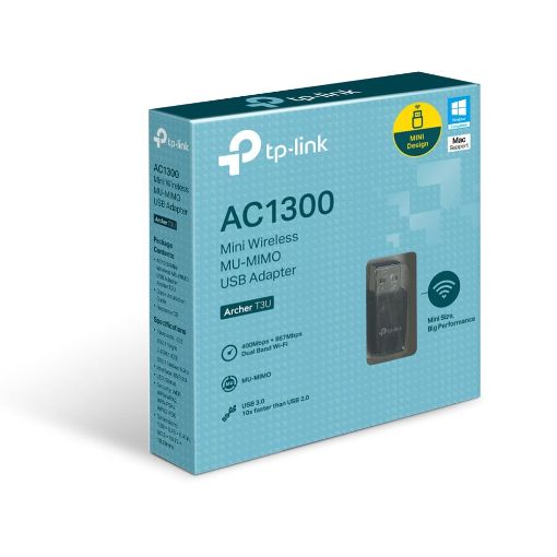 Εικόνα της WiFi USB Adapter Tp-Link Archer T3U v1 Dual Band AC1300