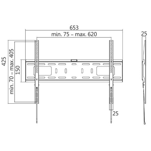 Εικόνα της Logilink Βάση τηλεόρασης 37-70'' BP0017