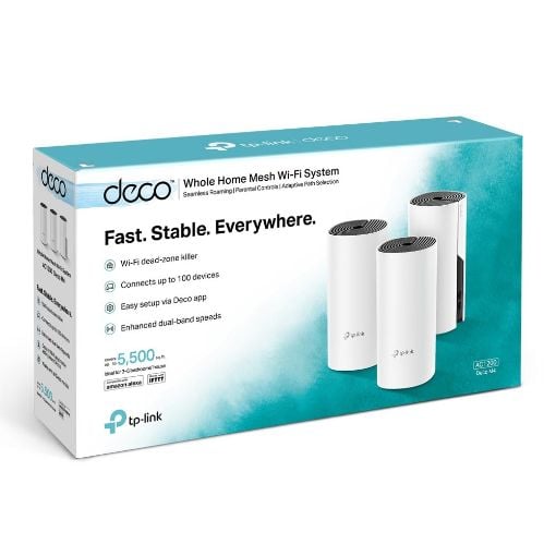 Εικόνα της Access Point Tp-Link Deco M4 AC1200 v2 Whole Home Mesh Wi-Fi System (3-pack)