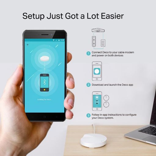 Εικόνα της Access Point Tp-Link Deco M5 v3 AC1300 Whole Home Mesh Wi-Fi System (2-pack)