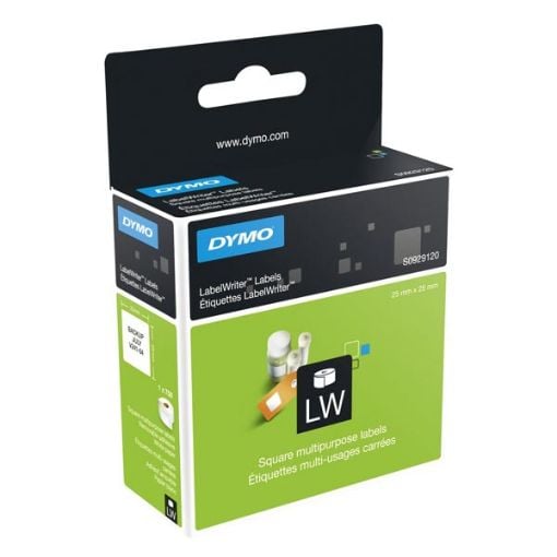 Εικόνα της Ετικέτες Γενικής Χρήσης Dymo Square Removable 25x25mm Λευκό S0929120