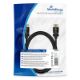 Εικόνα της Καλώδιο MediaRange HDMI High Speed with Ethernet, With Rotating Plugs, Gold-Plated, 18 Gbit/s data transfer rate, 2m, Cotton, Black MRCS197