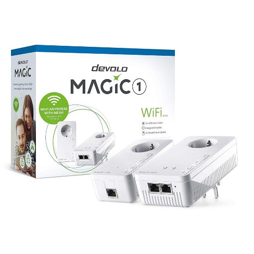 Εικόνα της Powerline Devolo Magic 1 WiFi Passthrough Starter Kit 8366