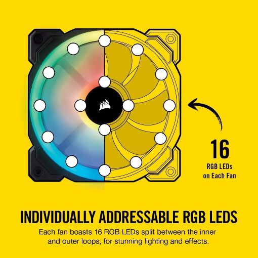 Εικόνα της Case Fan Corsair LL140 140mm RGB Dual Light Loop PWM CO-9050073-WW