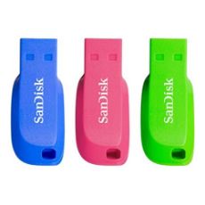 Εικόνα της SanDisk Cruzer Blade 3-Pack 16GB SDCZ50C-016G-B46T