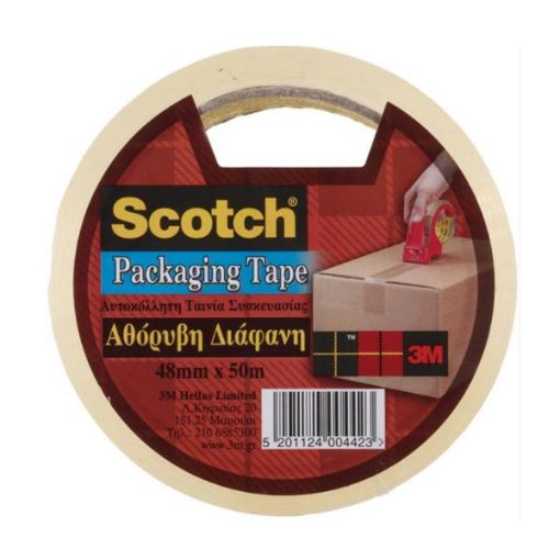 Εικόνα της Ταινία Συσκευασίας Αθόρυβη 3M 48mm x 50m Διάφανη 1786T