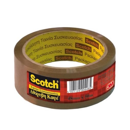 Εικόνα της Ταινία Συσκευασίας Αθόρυβη 3M 48mm x 50m Καφέ 1786BR