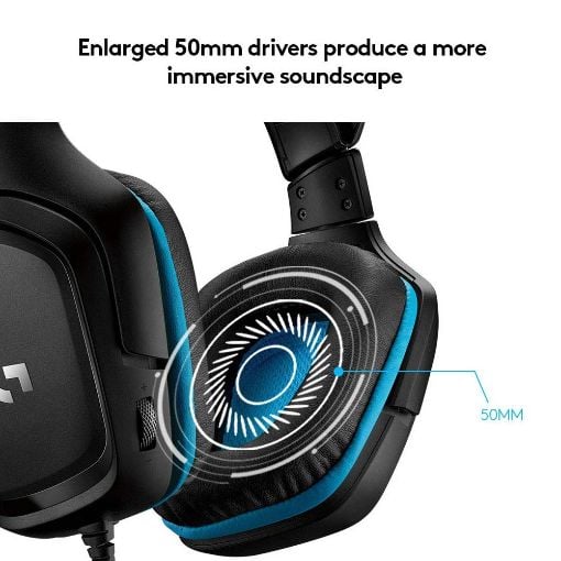 Εικόνα της Headset Logitech G432 Black 981-000770