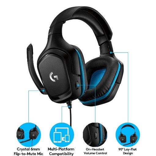 Εικόνα της Headset Logitech G432 Black 981-000770