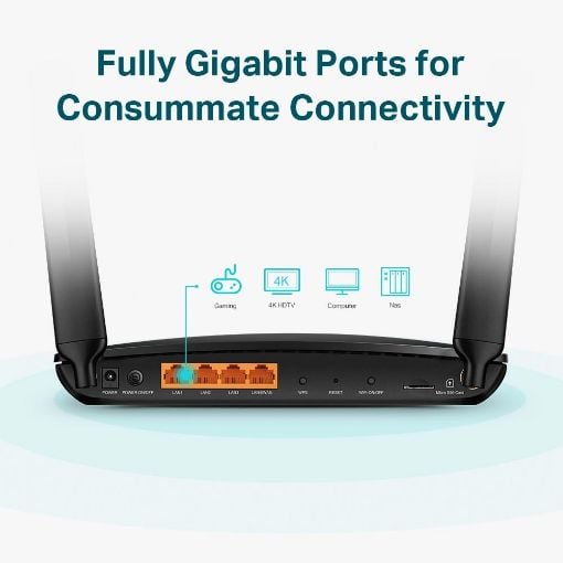 Εικόνα της Router Tp-Link Archer MR600 v1 4G+ Cat6 LTE Dual Band AC1200
