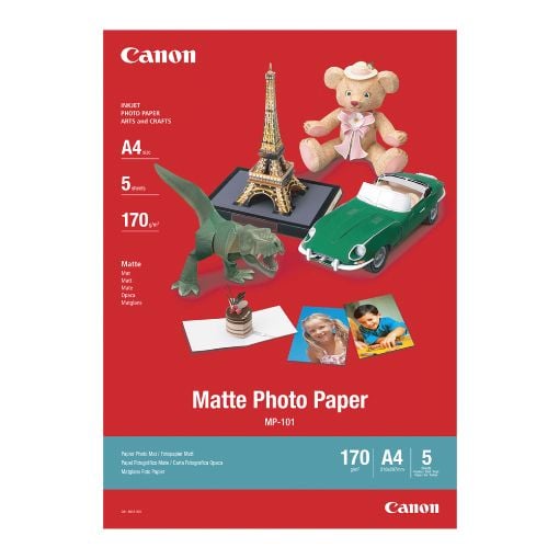 Εικόνα της Φωτογραφικό Χαρτί Canon MP-101 A4 Matte 170g/m² 5 Φύλλα 7981A042