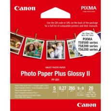 Εικόνα της Φωτογραφικό Χαρτί Canon PP-201 9x9cm Plus Glossy II 265g/m² 20 Φύλλα 2311B070
